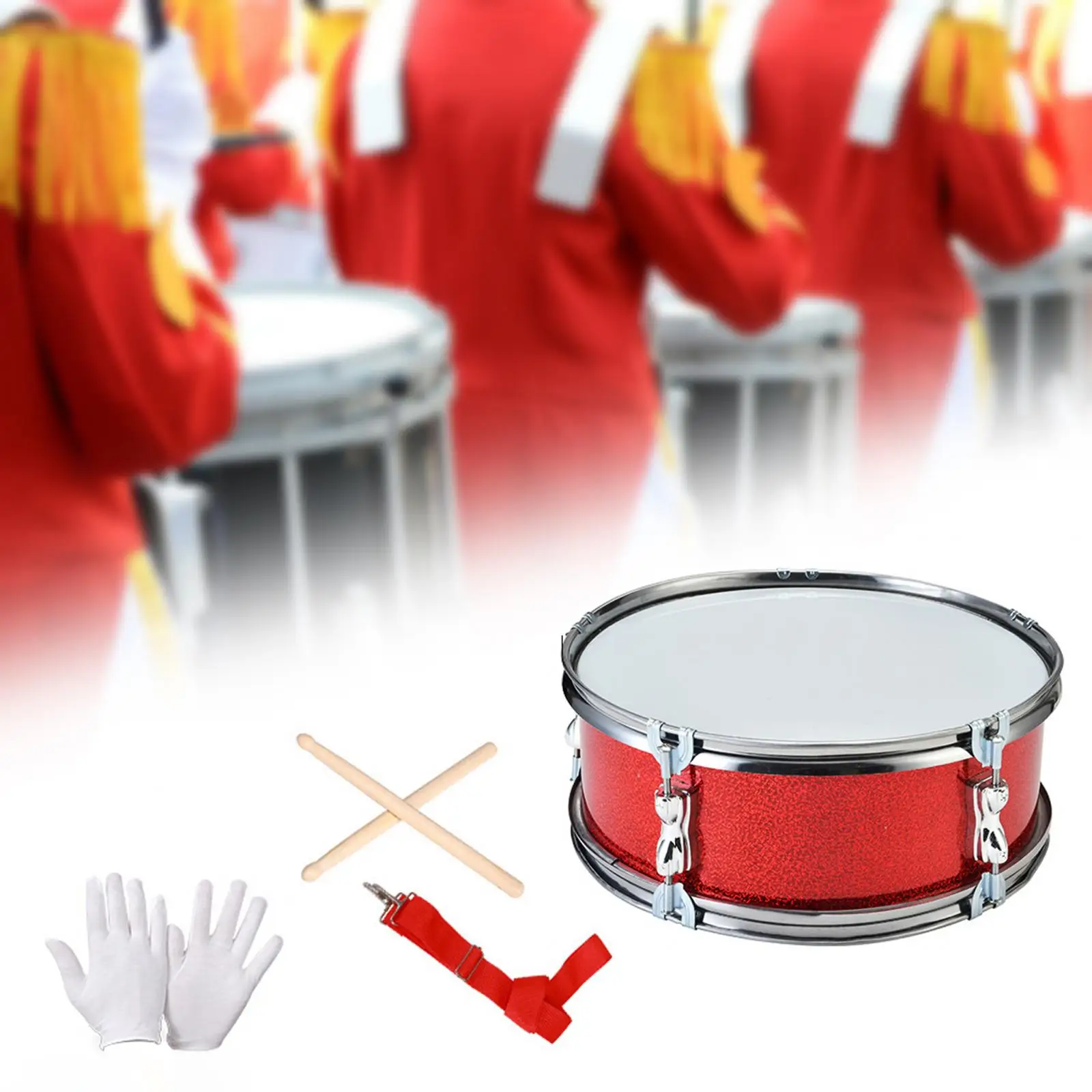 11inch Snare Drum Professional Musical Instruments for Kids Boys Girls Teens Drum Sets Snare Accessories Musical Toys
