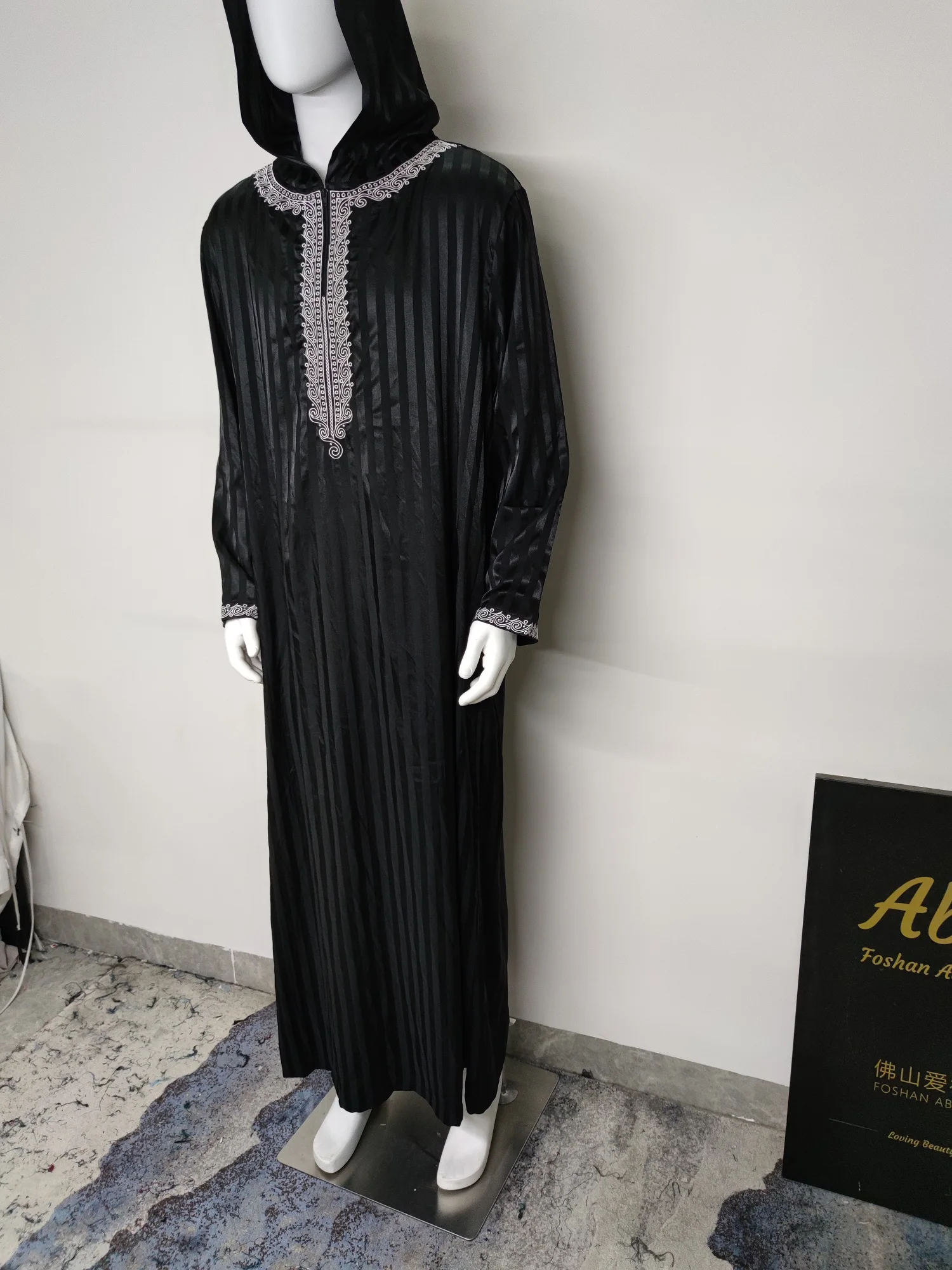 Capuche Homme Hiver Djellaba Noir Homme Djellaba Mlifa Djellaba