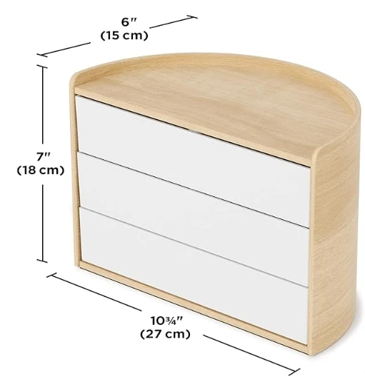 White/natural storage box. Simple and functional design, ideal for organizing small items. Stylish addition to any room decor. 6