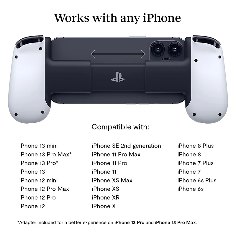 Backbone One (Lightning) - PlayStation Edition Mobile Gaming Controller for  iPhone, $25 Sony PlayStation Credit Included