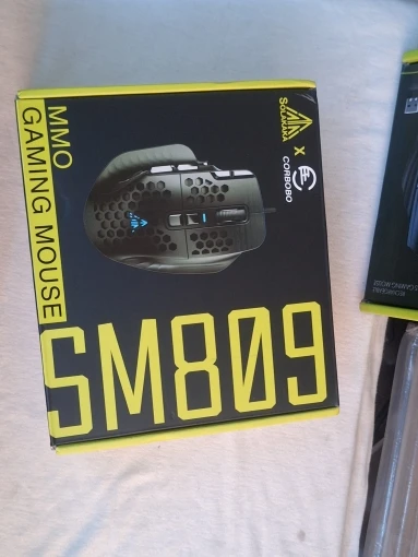 SOLAKAKA SM809 Wired RGB Gaming Mouse 22800 DPI MMO photo review