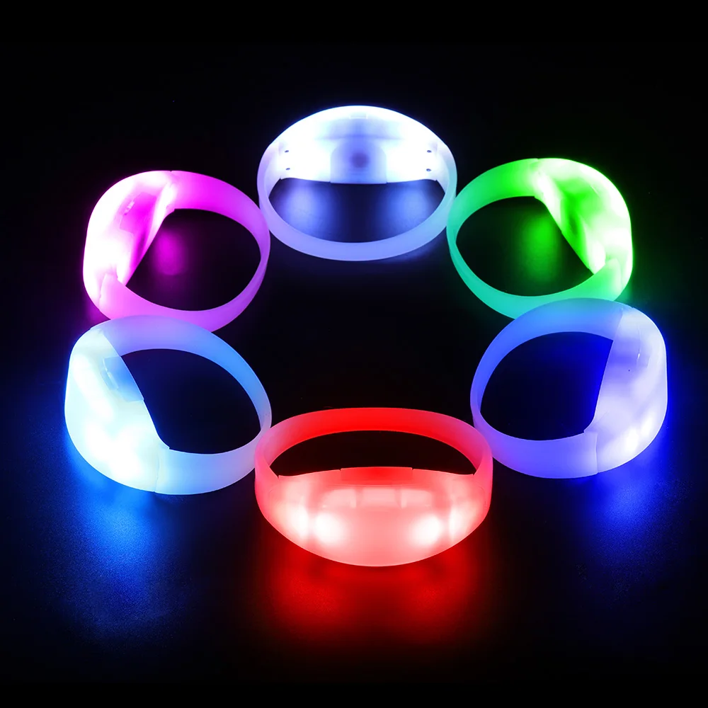 Glowing Wristband Bracelets Assorted Color Mix | Glowproducts.com