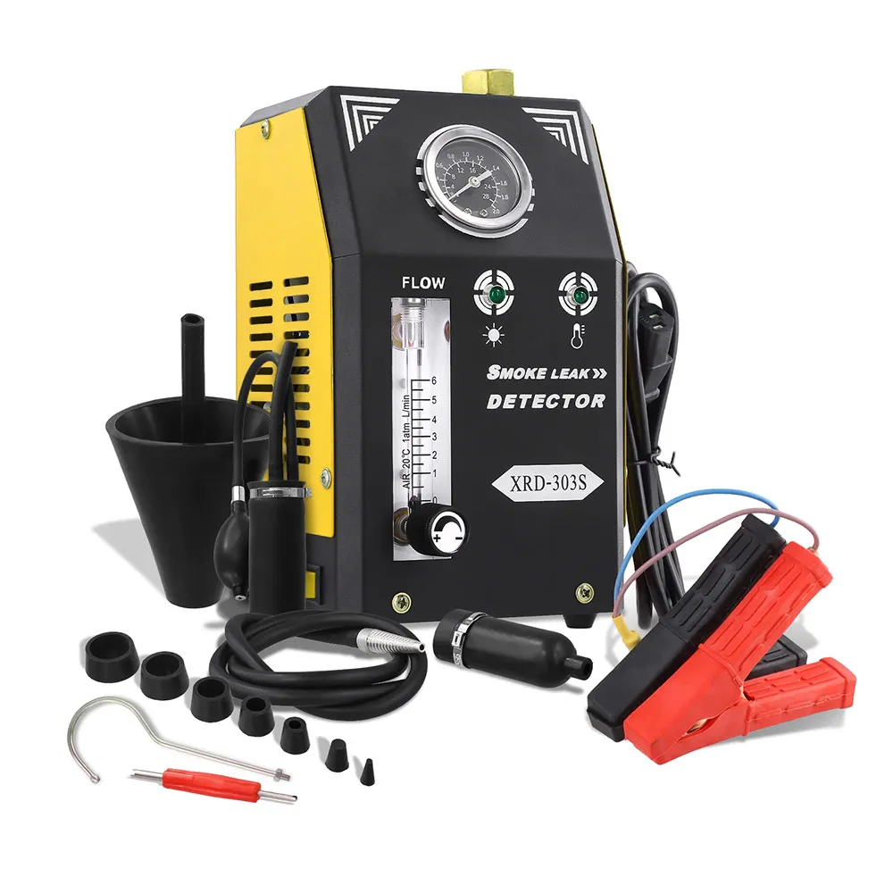 Dual-Mode EVAP-Rauchlecksucher mit Manometer und Durchflussmesser für alle 12V-Gleichstromfahrzeuge, Kfz-Diagnosegerät – Detail 9