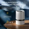 Portable Mini Air Purifier Home Desktop Air Purifier Negative Ion Air Cleaner With HEPA Filter Odor Remover Purification Machine