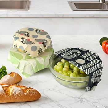 3 Sizes(S,M,L) Organic Beeswax Wraps Sustainable Fresh Keeping Food Wrap, Xl Baker Bag,Wax Paper, Beeswax Reusable Food Wrap