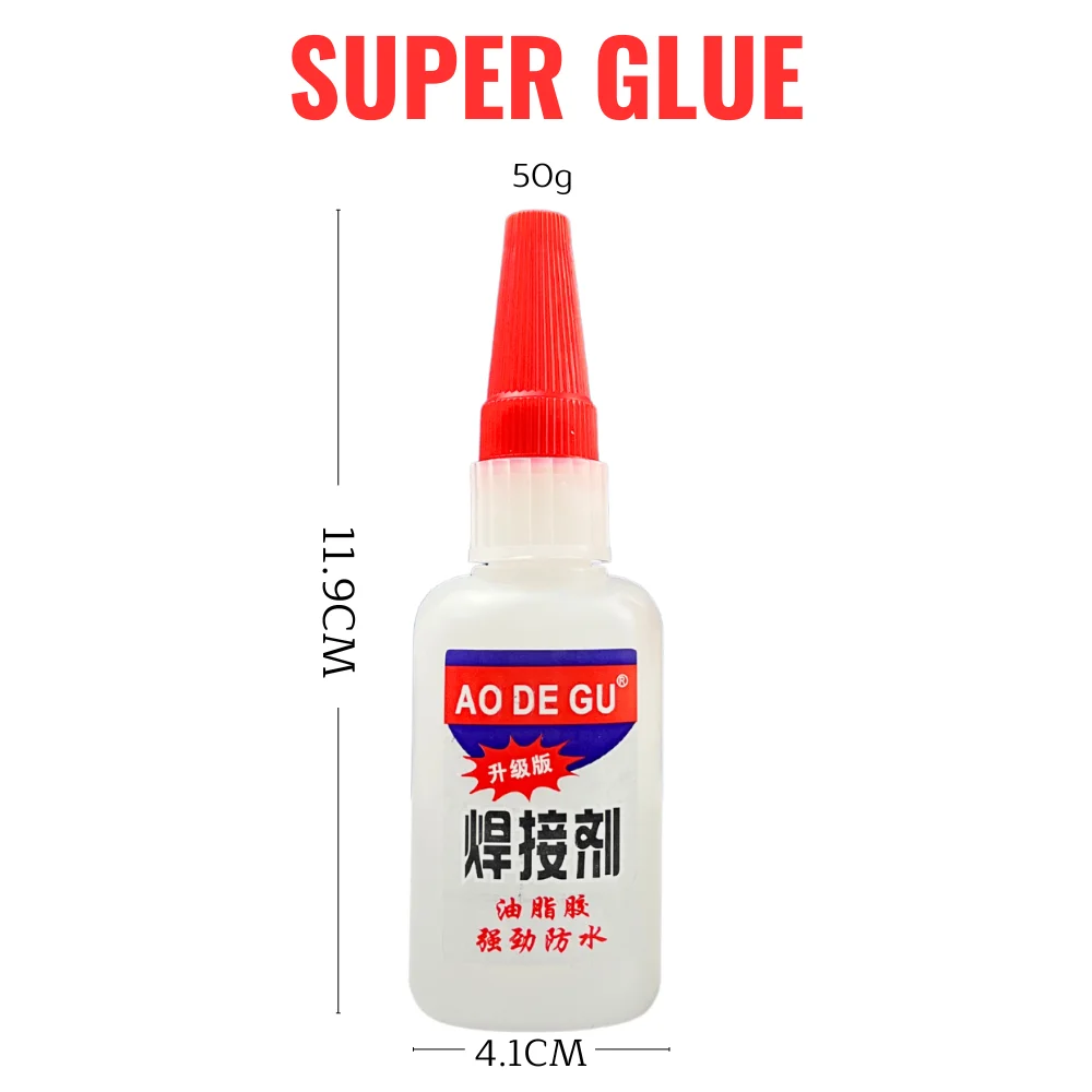 범용 플라스틱 목재 금속 고무 타이어 수리 접착제, 20G, 50G, 납땜 에이전트, 파워 슈퍼 접착제