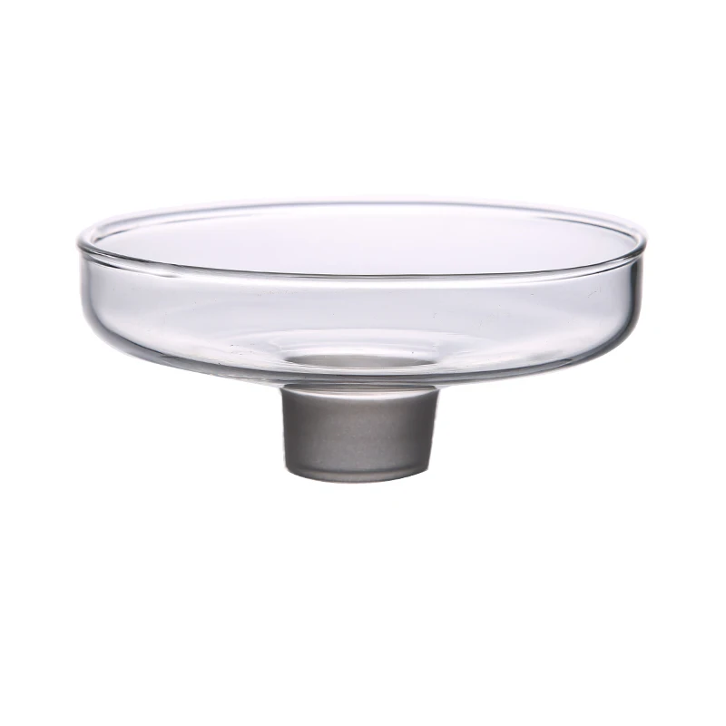 1Pc Universal Jointing Heat Resistant Coal Ash Tray For LED All Glass Shisha Hookah Smoking Nargule Accessory Charcoal Holder