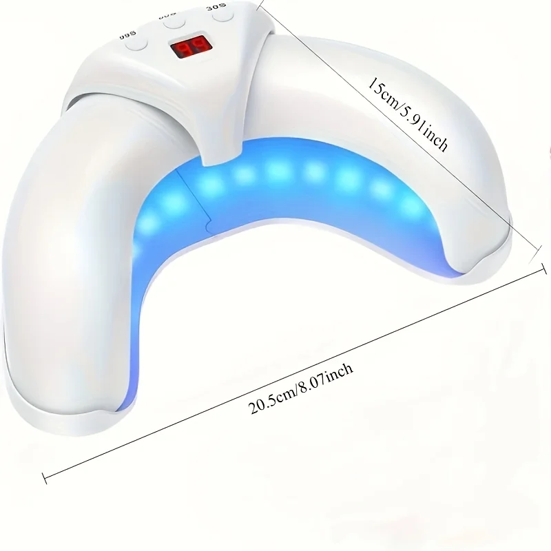 USBUVNailLampforGelPolish,36VLowVoltageNailDryer,FastCuringLEDNailLight,Portable&Odor-Free