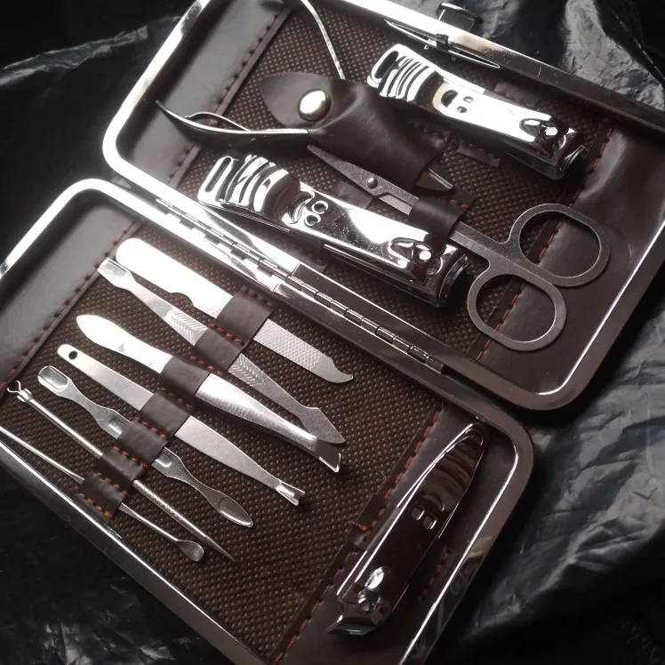 Kit Cortador De Unha Manicure Portatil Estojo Pinca Tesoura photo review