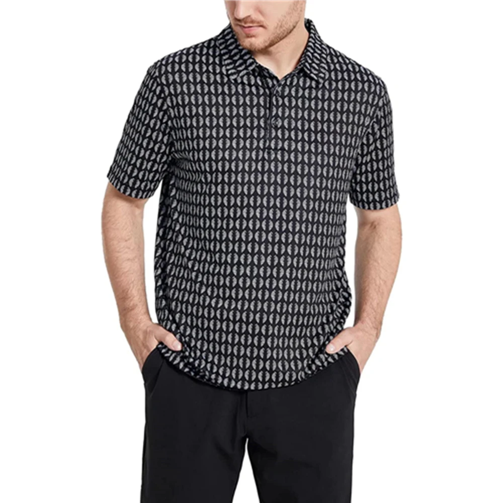 Men's Golf Shirt Pro Cool Stretch Moisture Wicking Performance Short