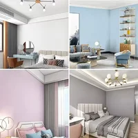 วอลเปเปอร์ลายมาการองกันน้ำแบบมีกาวในตัว 1 ม้วน 40 ซม. ห้องนั่งเล่น ห้องนอน วอลเปเปอร์ตกแต่งป้องกันการเปรอะเปื้อน 4