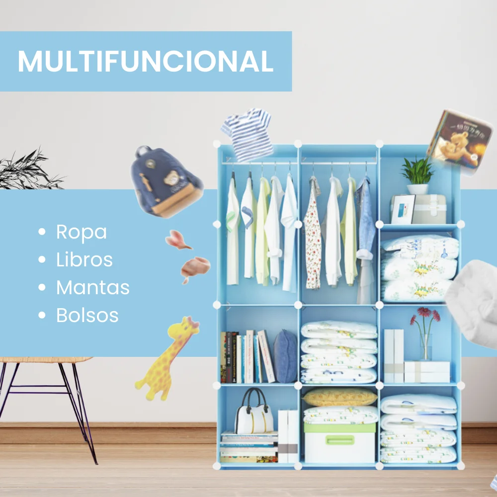 Guarda zapatos organizador modular infantil