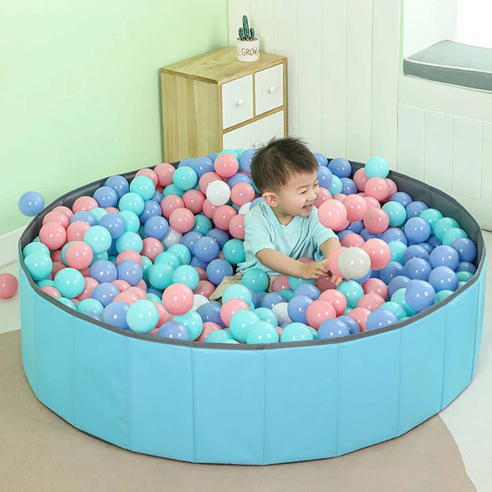 

AnGku Portable Indoor Toys Ball Pit Folding Ocean Ball Pool Game Fence For Boys Girls Kid Birthday Gifts（Not Include Ocean Ball）