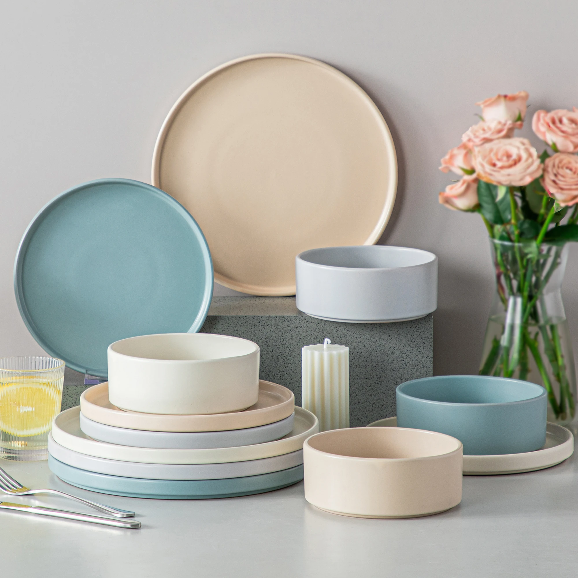 VANCASSO VENUS 12/24/36 Piece CREAM (5 colors optional