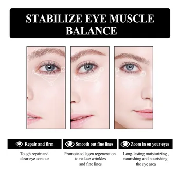 Fade Fine Lines Eye Cream Lifting Firming Fading Dark Circle Moisturize Brighten Remove Bag Puffiness Tighten Wrinkles Eye Cream - Thumbnail 3