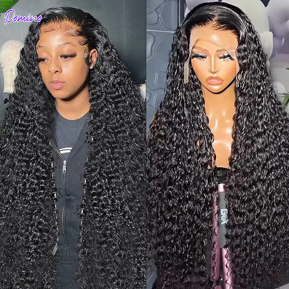 

32Inch Deep Wave Lace Frontal Wig 13x4 Water Wave Human Hair Wig For Women Gueless Wig Brazilian Remy Lace Closure Wig Baby Hair