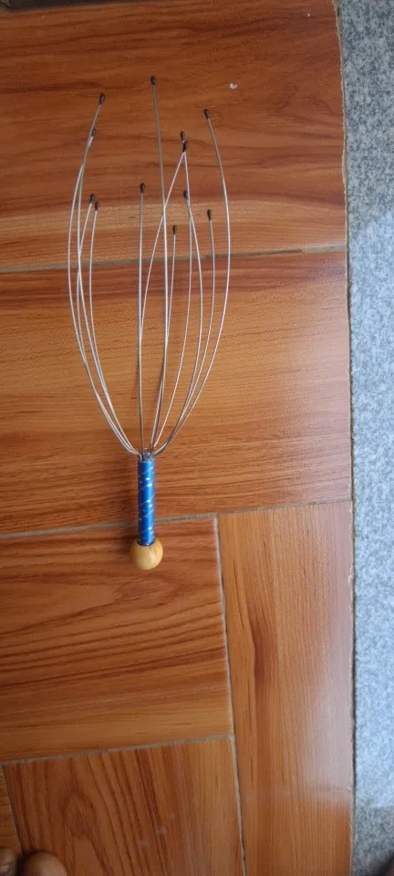 Holzgriff Octopus Kopf massage gerät Kratzer Kopfhaut Entspannung Entlastung Körper massage gerät Kratzer entlastet Spannung Gesundheits wesen Werkzeuge photo review