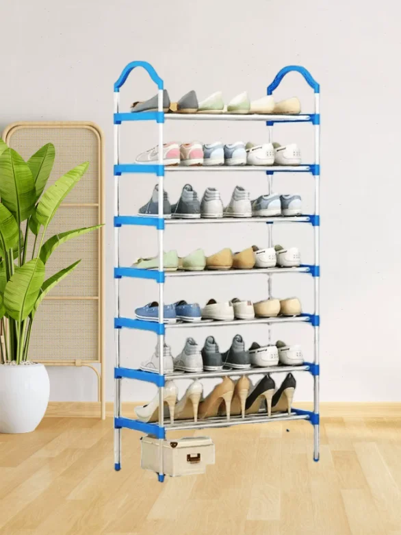 7 Tier Shoe Rack with Resin Gasket Shoe Organizer Tower