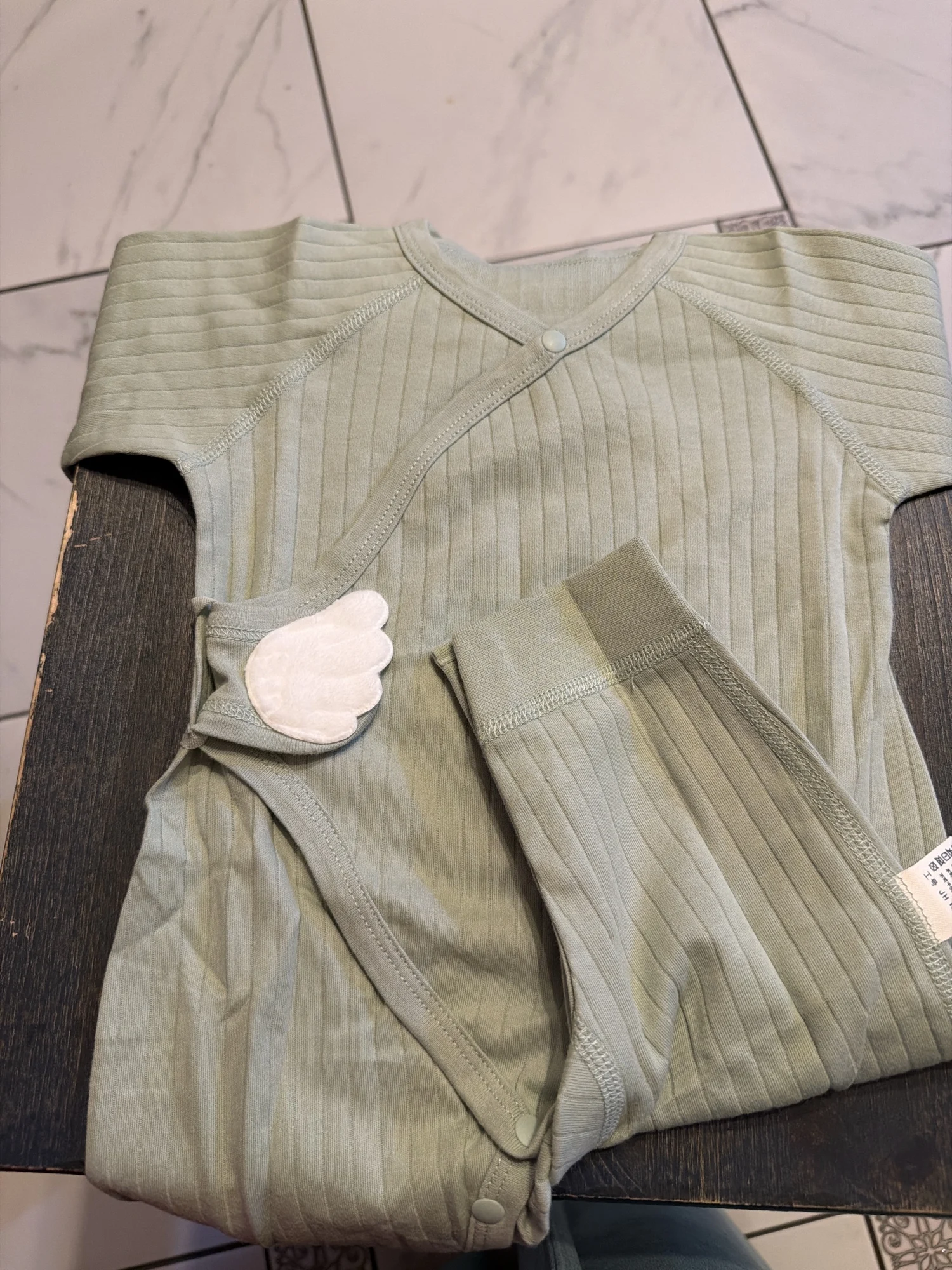 Cotton Infant Romper Print Breathable Easy-Care Spring Wear 0-6M photo review