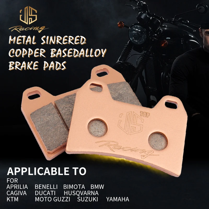 

JSRAOIMG Motorcycle Spare Parts GG Sintered Disc Brake Pads For KTM Duke 640 690 790 890 Super Adnenture R T ABS 1290 SMC 625