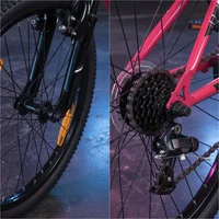 Vélo pour enfants de 20 pouces pour filles et garçons, dérailleur à 6 vitesses, VTT pour les 6-10 ans, freins en V, selle réglable en hauteur, rose 8