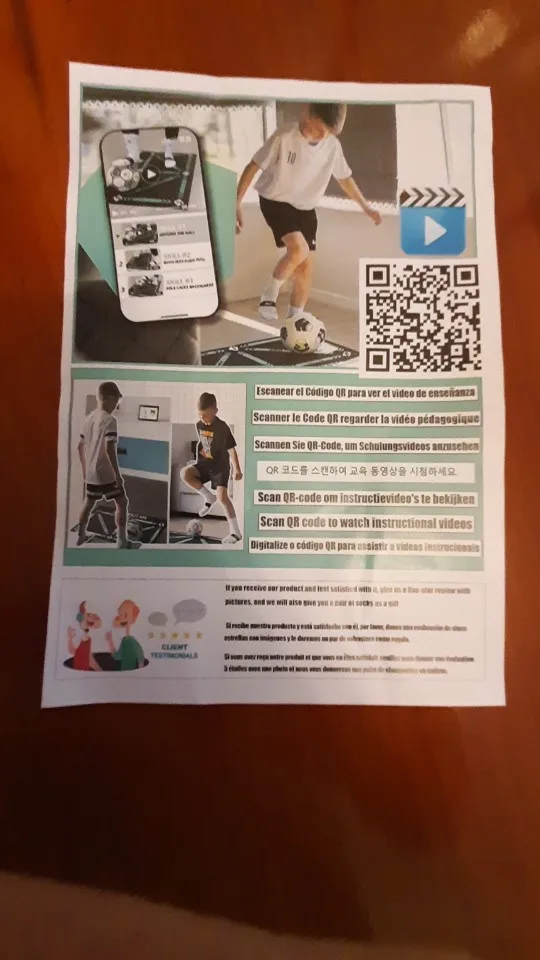 ProDribble – Die faltbare Trainingsmatte für präzises Fußballtraining photo review