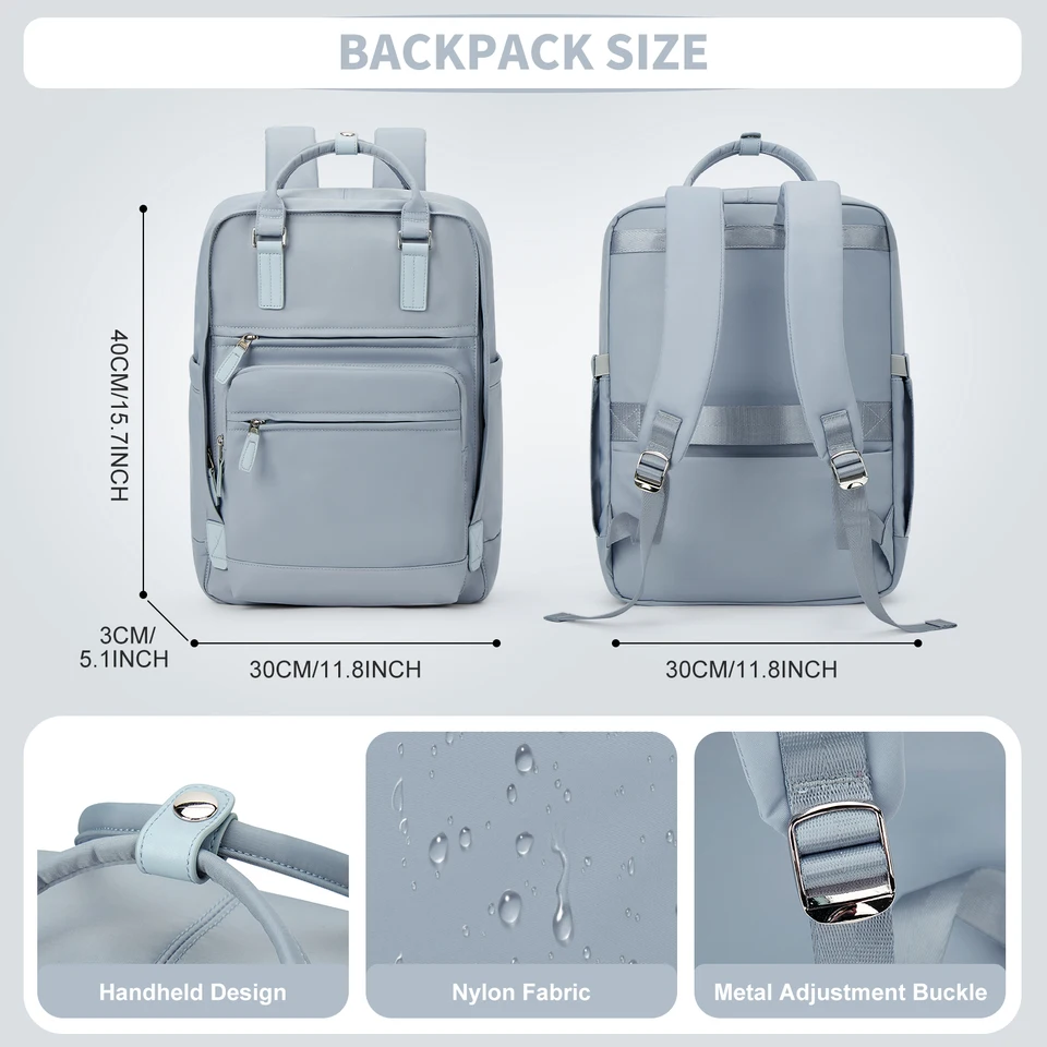School Backpack For Teens - 15.6 Inch Laptop Compartment, Anti-theft, Waterproof, Lightweight Daypack - View #5