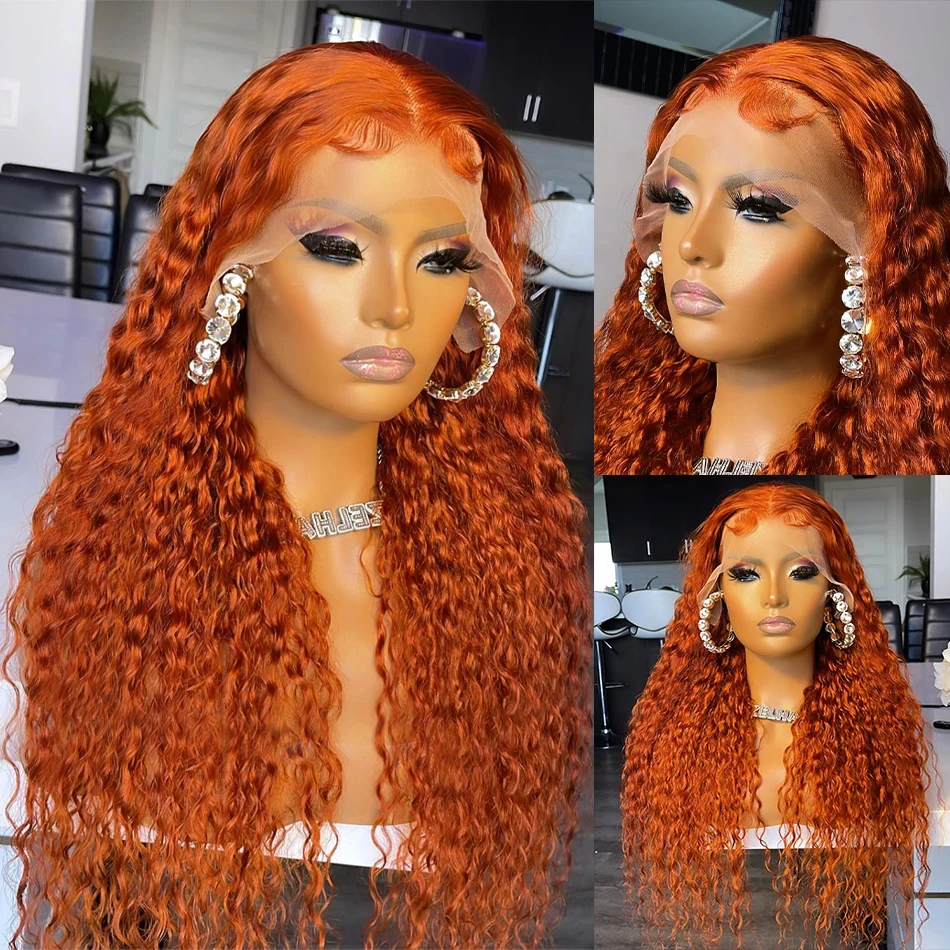 Lace front wigs Human hair wig 250 Density Brazilian Curly 30 40 Inch 13x6 Hd Lace Front Wigs Loose Deep Wave Preplucked Lace Frontal for Woman