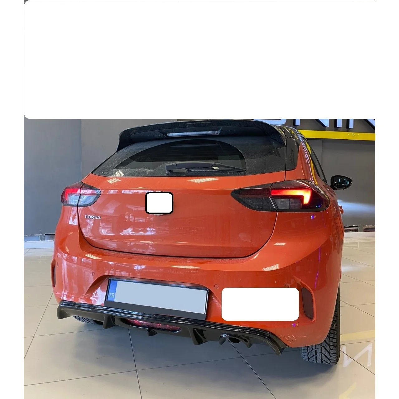 Protection De Pare-chocs Compatible Avec Renault Megane Grandtour (juillet 2016 - Noir