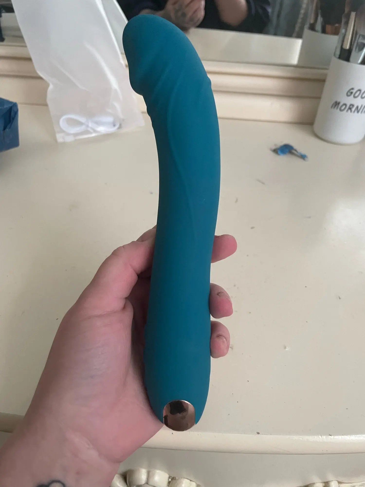 FLXUR Lengthened Dildo Vibrator for Women Vagina Clitoris Massarger