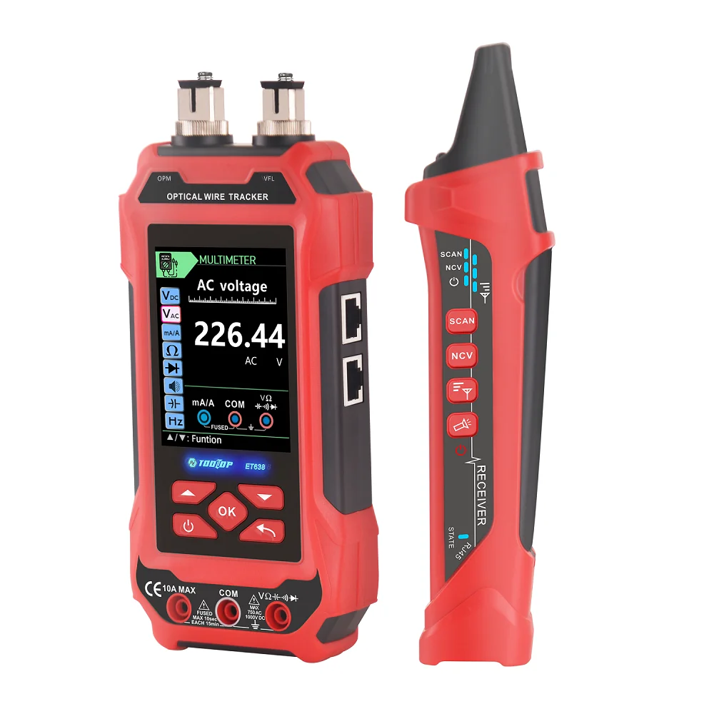 TOOLTOP ET636 4-in-1 Network Cable Tester Multimeter 60000 Counts - Image 6