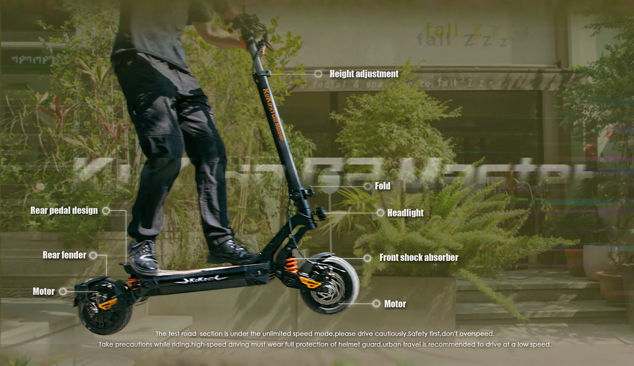 KuKirin G2 Master Foldable Electric Scooter 2000W 52V 20.8AH 60KM/H 70KM Aa6b3b18ef36145afa02f58cf07d9999c3