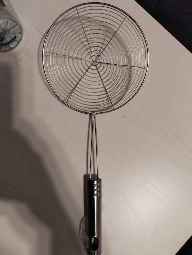 3 Size Set Stainless Steel Colander Household Noodle Dumpling Hot Pot Filter Screen Pearl Line Drain Large Fried Strainer photo review