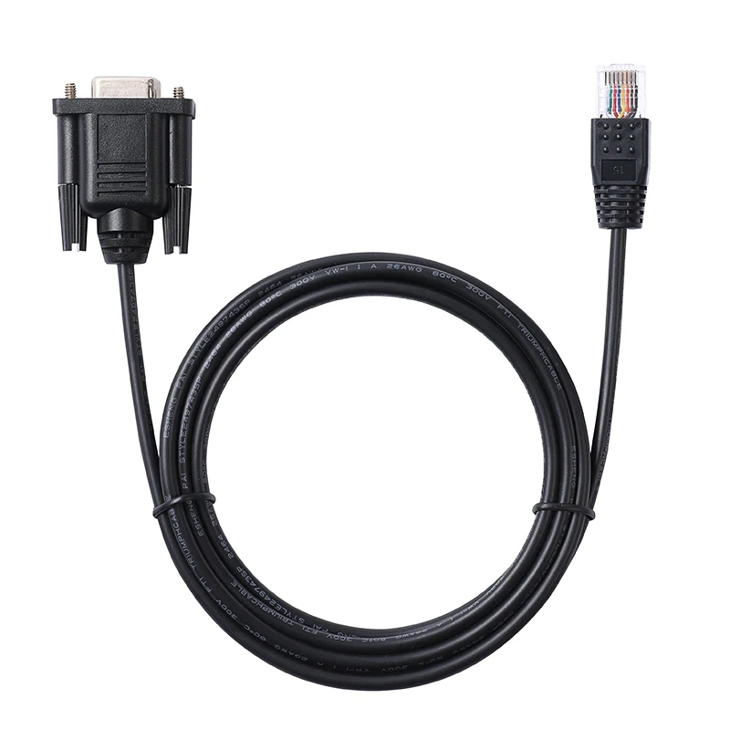 MPP 태양광 인버터 PC 통신용 RJ45 8P8C 통신 케이블에 대한 9Pin D-Sub DB9 암 RS232 직렬