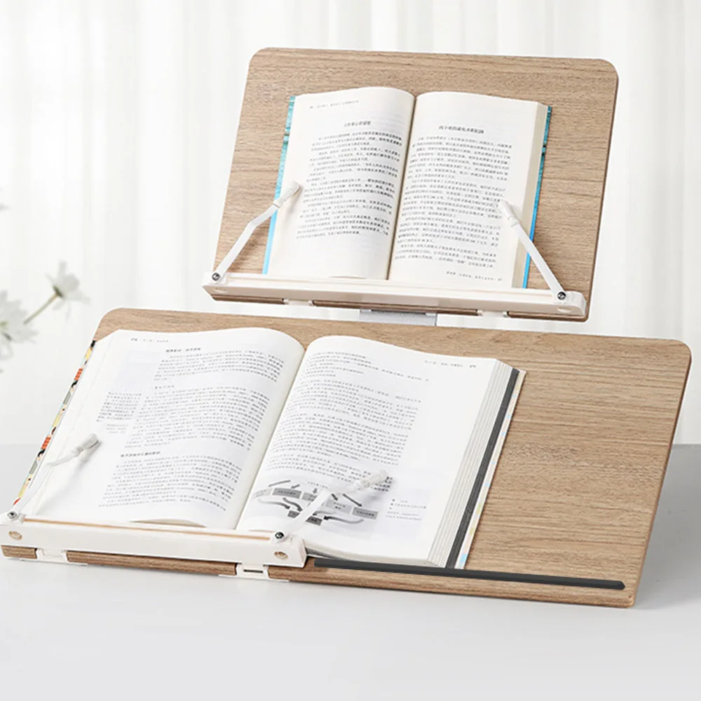 우드 2단 독서대 폴딩 북스탠드 각도조절 태블릿 노트북 와이드 거치대 독서 책 받침대 - AliExpress 21
