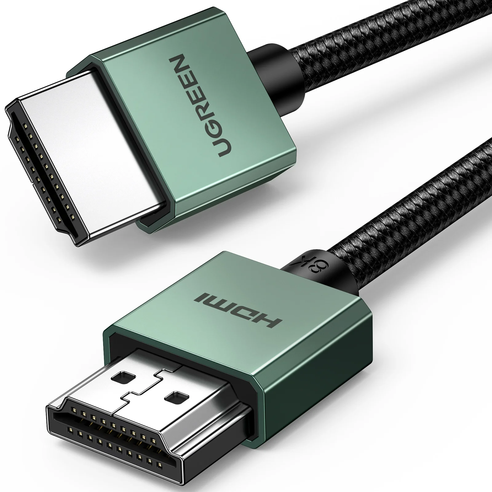 UGREEN HDMI-תואם כבל 8K/60Hz וידאו כבלים עבור טלוויזיה Xiaomi תיבת ספליטר Switcher 3D HDCP מחשב מחשבים ניידים מציג כבל