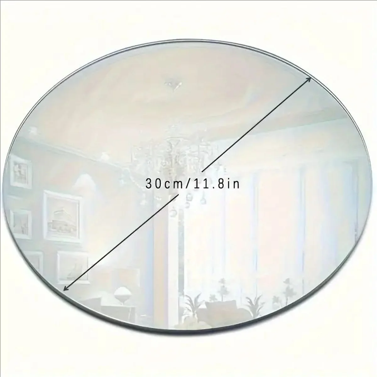 Acrylic Mirror Trays 2/5/10pcs 11.81in For Wedding Party