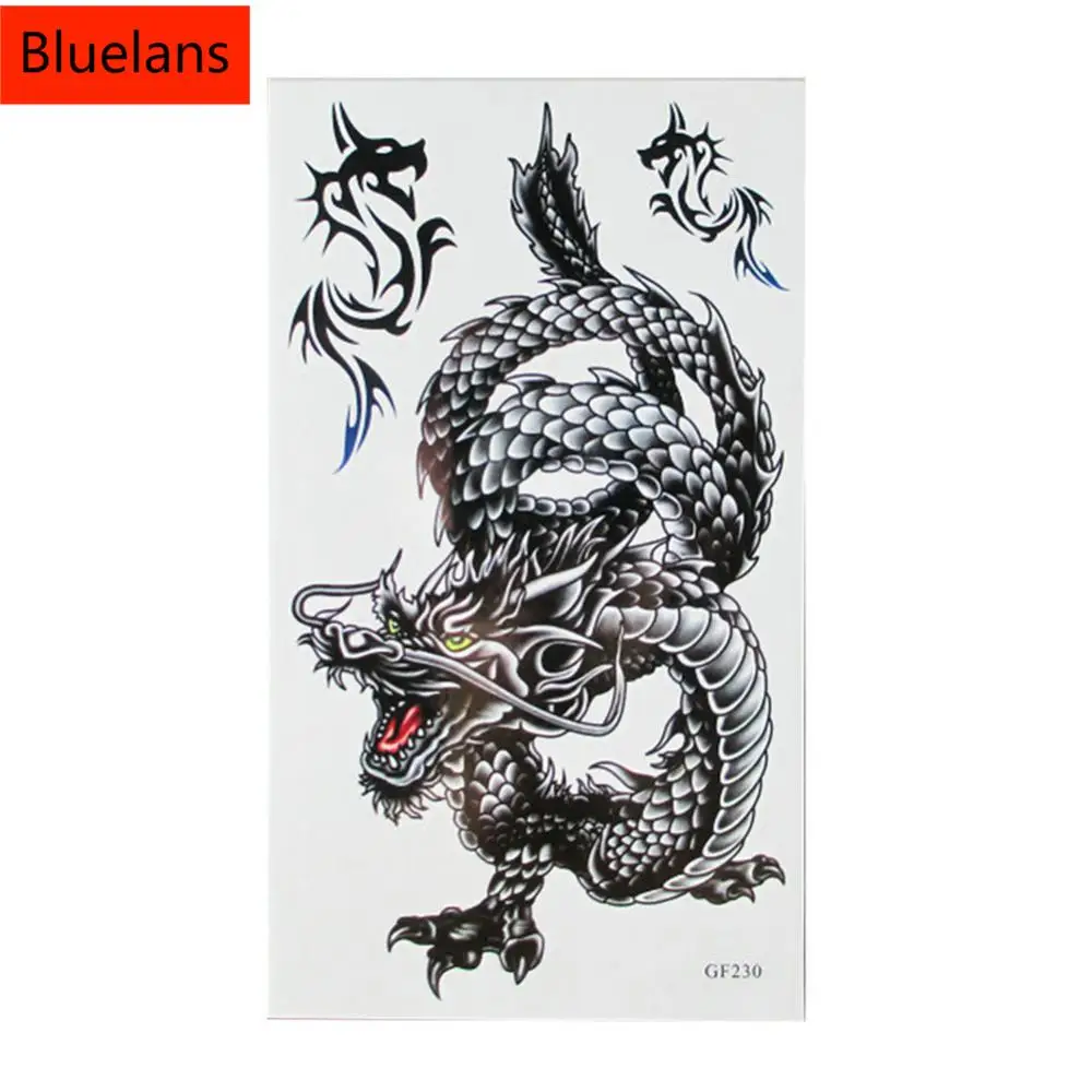 

Dragon Disposable Removable Waterproof Body Art Temporary Tattoo Sticker Decal