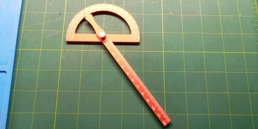 Aluminum Alloy Protractor Angle Marking Ruler, Multifunctional Protractor Woodworking Ruler for High-precision Angle Measurement photo review