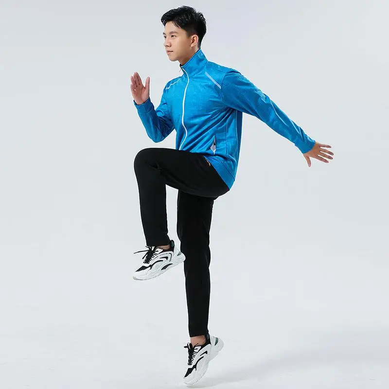 Autumn Winter Men Women Tennis Jacket Print Long Sleeve Table Tennis Ping Pong Badminton Jacket Couple Sportswear