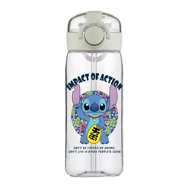 400ml Disney Stitch Sports Water Bottle With Straw Anime Portable Water  Bottles Fitness Bike Cup Summer Kids Outdoor Cold Water - Animation  Derivatives/peripheral Products - AliExpress