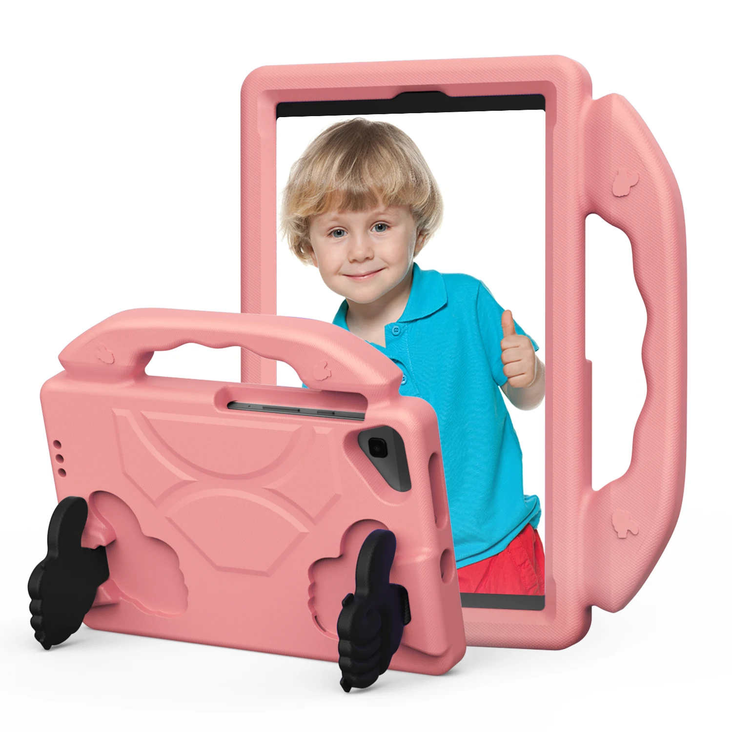 Durable Kids EVA Tablet Stand Case with Handle - Protective Cover