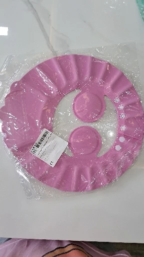 Bonnet de bain pour enfants réglable – Chapeau de shampoing bébé, protection oreilles et yeux, couvre-tête de douche photo review