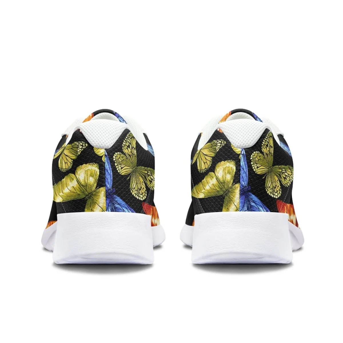 Butterfly Color Print for Women Training Yoga Casual Shoes Cozy Shock Absorbing Non-slip Ladies Sneaker for Outdoor Jogging Shoe