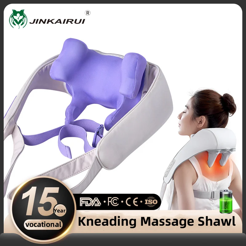 Masajeador cervical multifuncional hombro cuello compresa caliente Trapezius masajeador muscular