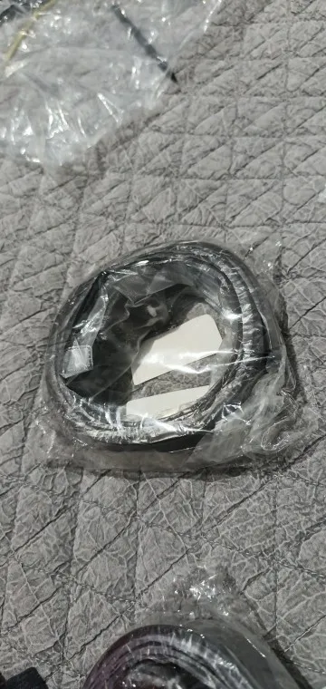 MIDNIGHT SOVEREIGN™ – Black Buckle Genuine Leather Belt photo review