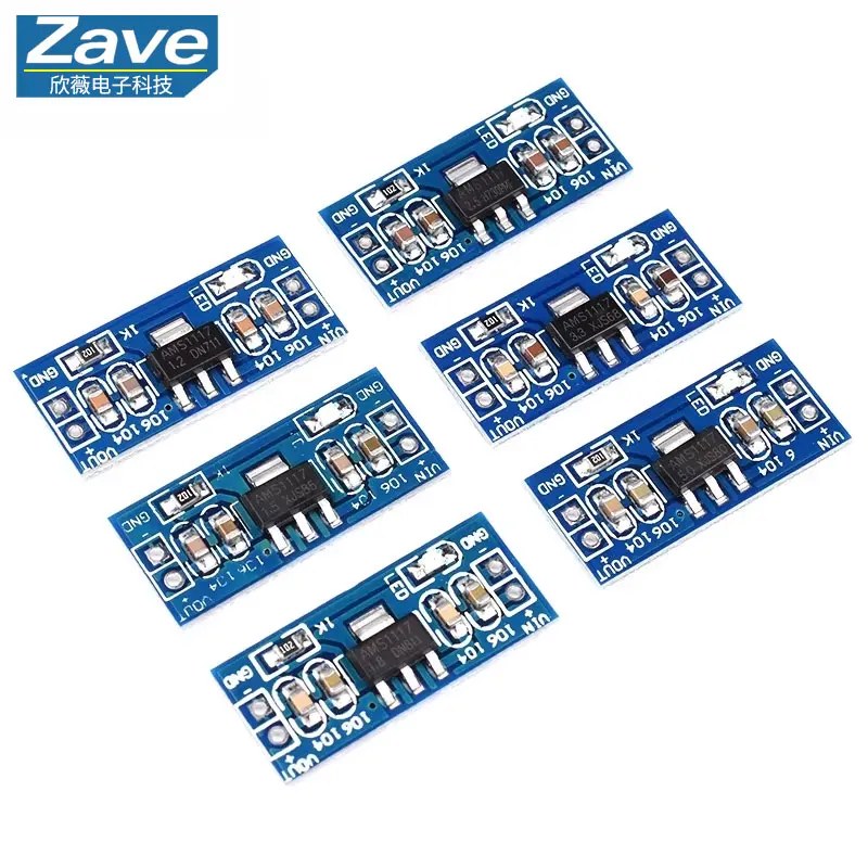 Versatile Voltage Regulator Power Supply Module Set (5 Pack)