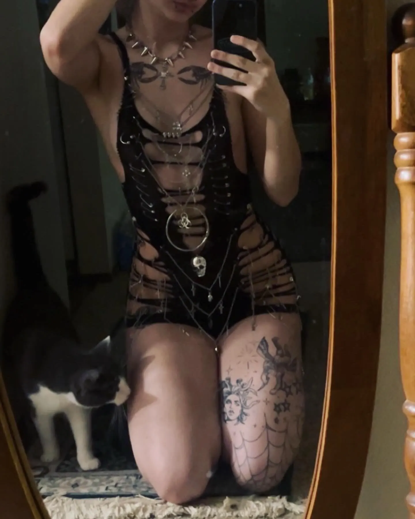 Sexy Gothic Bodysuit