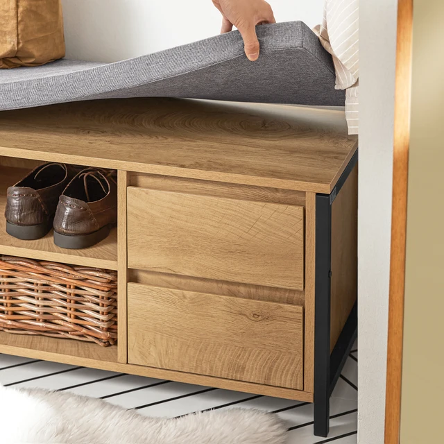 Shoe cabinet with bench and storage Shoe cabinet with bench and storage