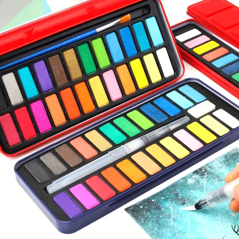 Watercolor Paint Set Metal Tin Gouache Powder Artists watercolor painting set watercolor paint watercolor pigment gouache pigment